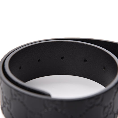 Gucci Guccissima Square G Belt 100 40 Black 6 of 10