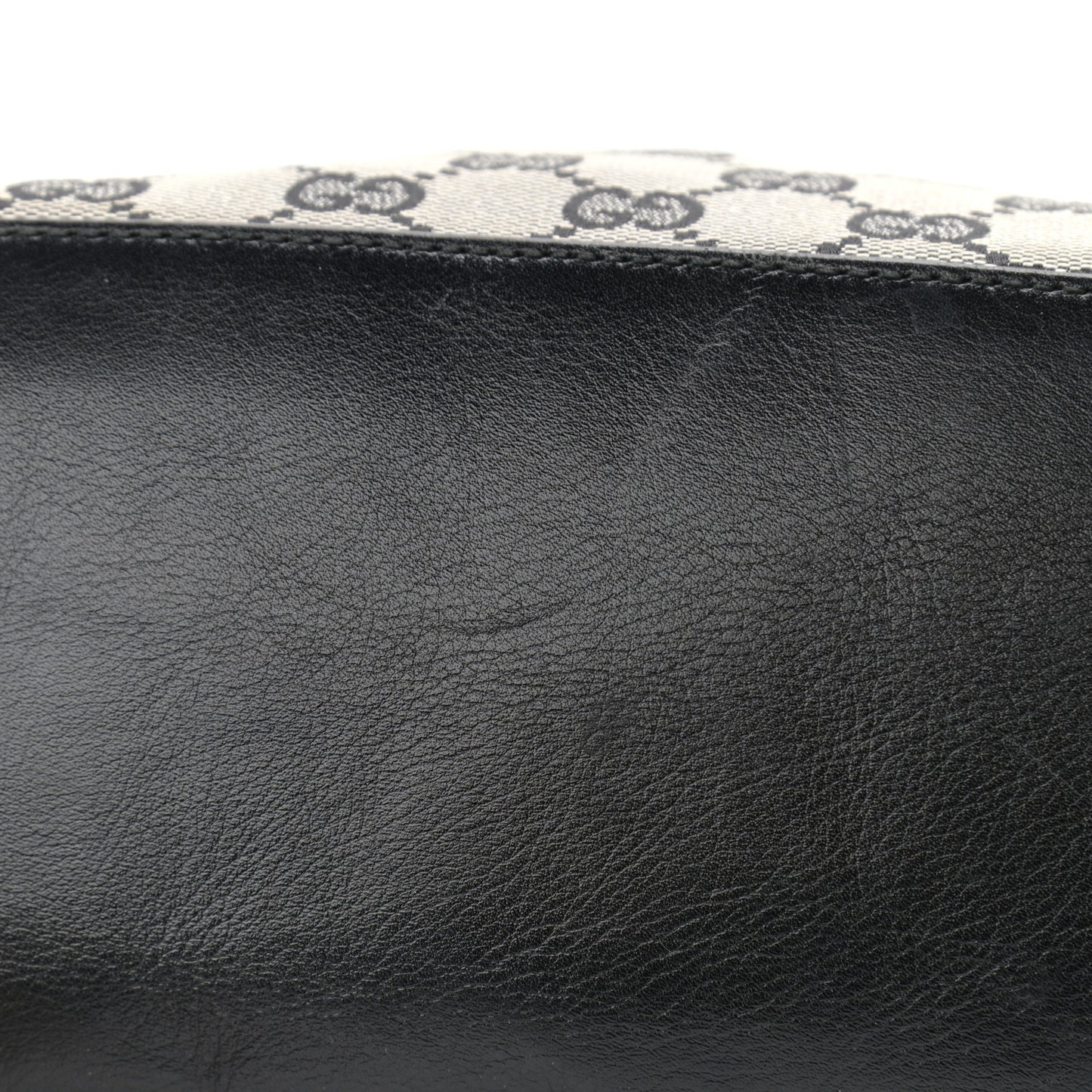 Monogram GG Small Clasp Hobo Black
