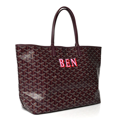 Goyard Goyardine Saint Louis PM Burgundy 3 of 12