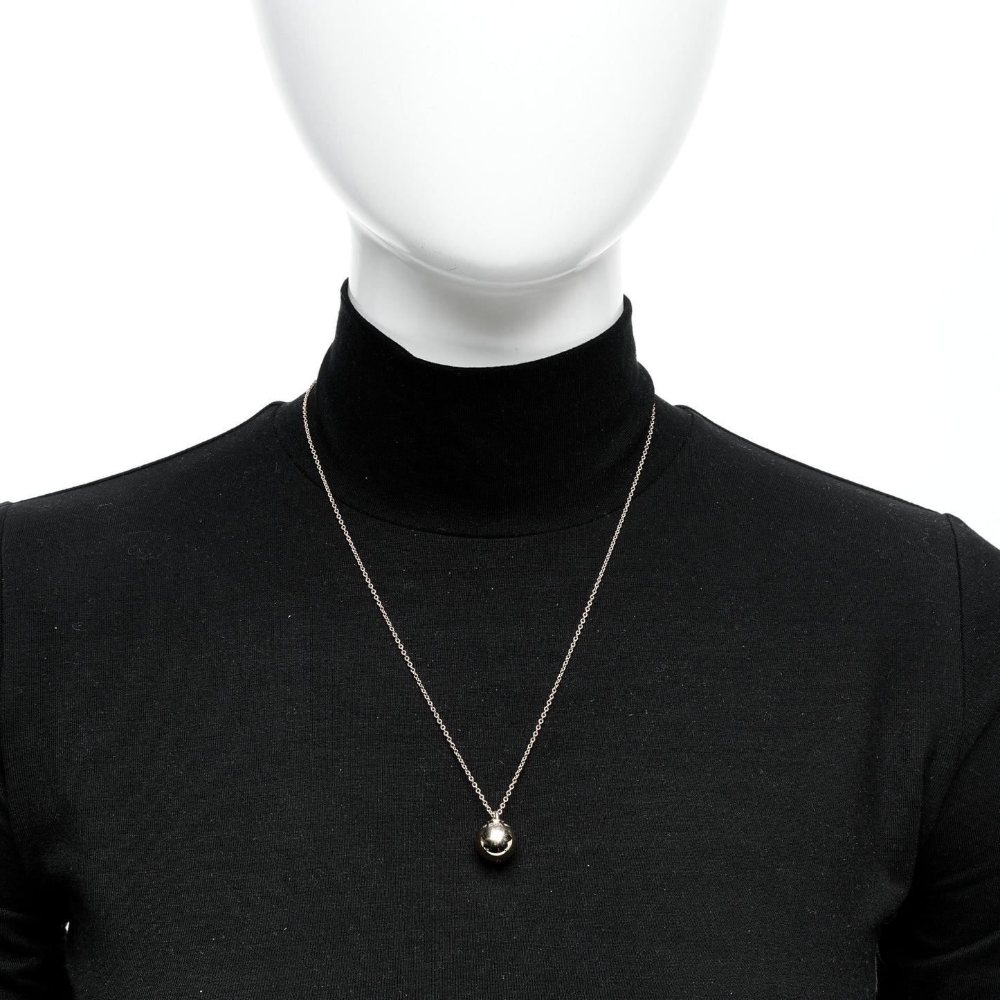 18K Yellow Gold 12.75mm HardWear Ball Pendant Necklace