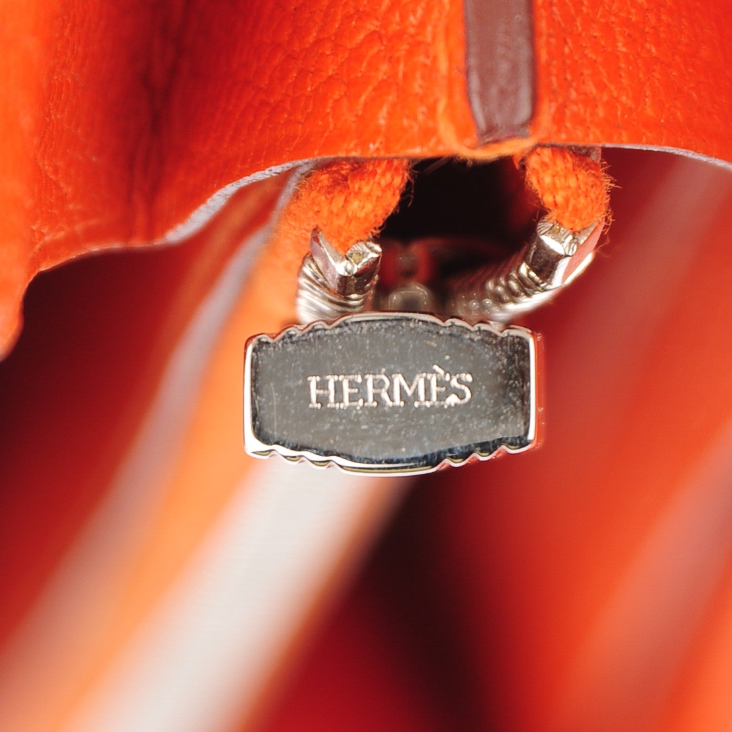 Hermes Chevre Mysore Kelly Longue Wallet Feu 17 of 17