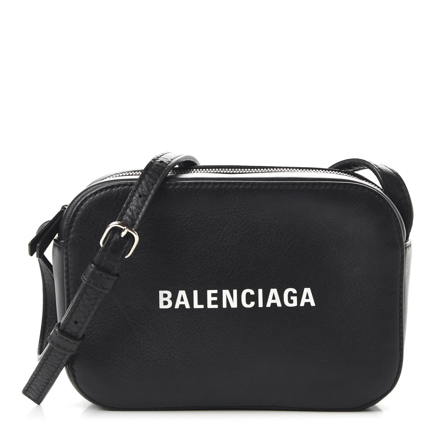 Calfskin Logo XS Everyday Camera Bag Black
