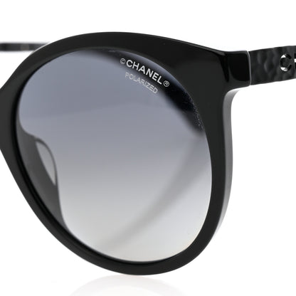 Chanel Acetate Metal Polarized Pantos Sunglasses 5440-A Black 7 of 8