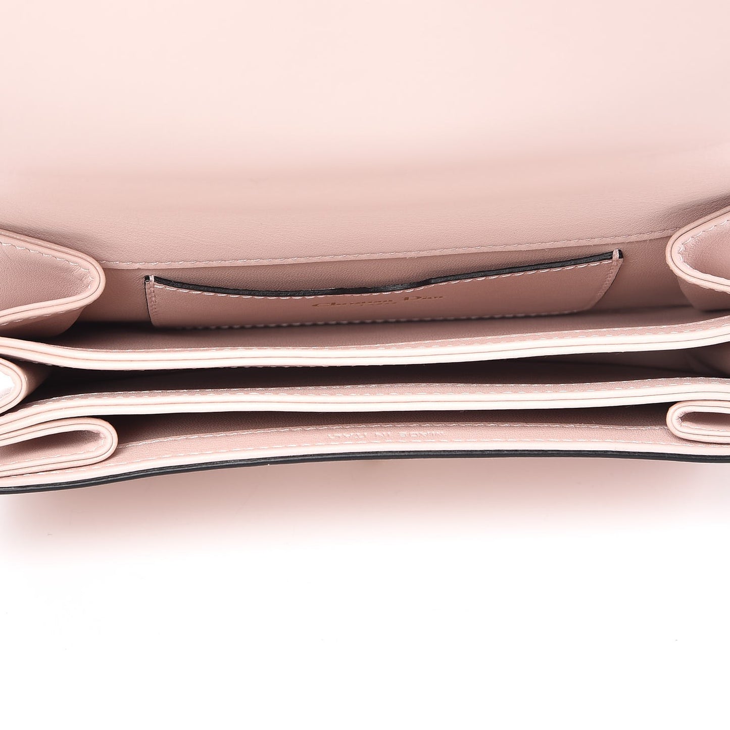Calfskin Bee Pouch Pink