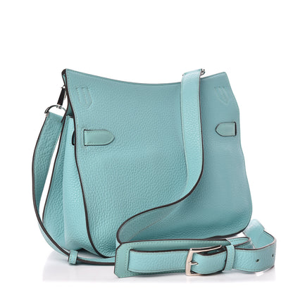 Hermes Swift Taurillon Clemence Jypsiere 28 Bleu Atoll 3 of 15