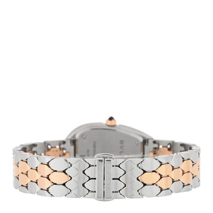 Bulgari Stainless Steel 18K Rose Gold 33mm Serpenti Seduttori Quartz Watch 3 of 4