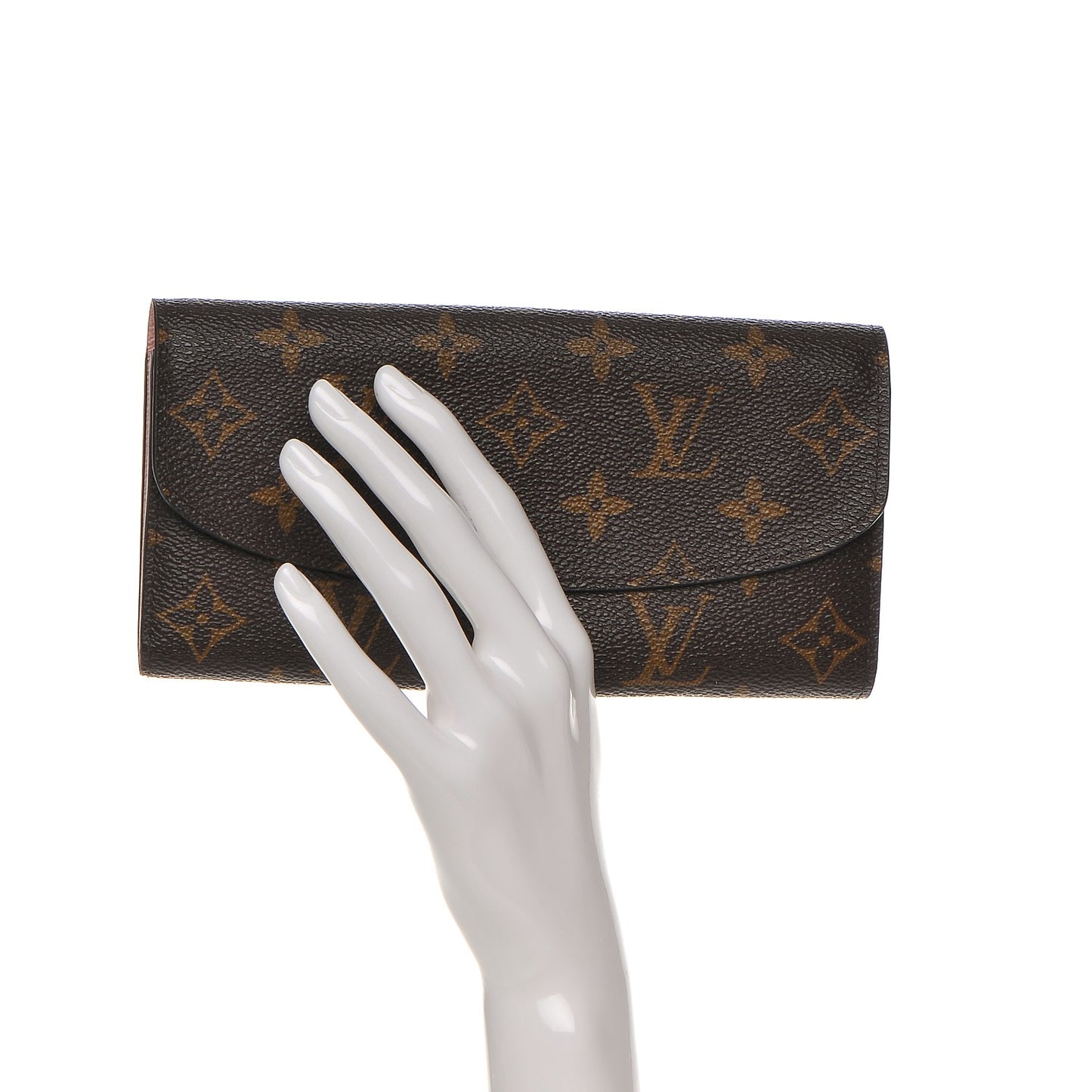Monogram Emilie Wallet Rose Ballerine