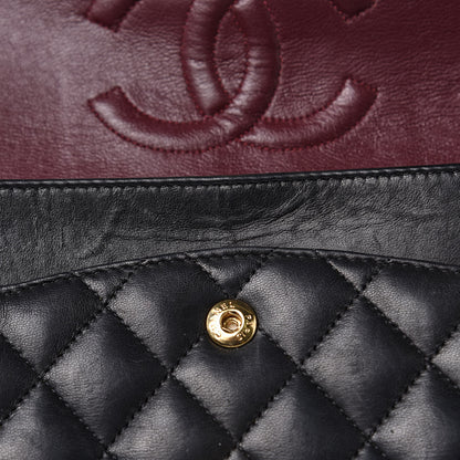 Chanel Lambskin Quilted Medium Double Flap Black 14 of 20