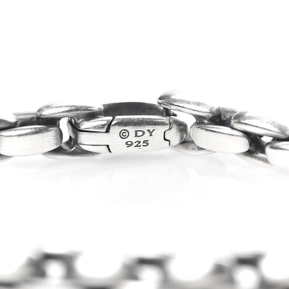 David Yurman Sterling Silver 6mm Elongated Box Chain Bracelet 4 of 6