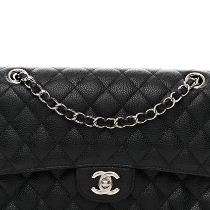 Chanel Caviar Quilted Medium Double Flap Black 5 of 13