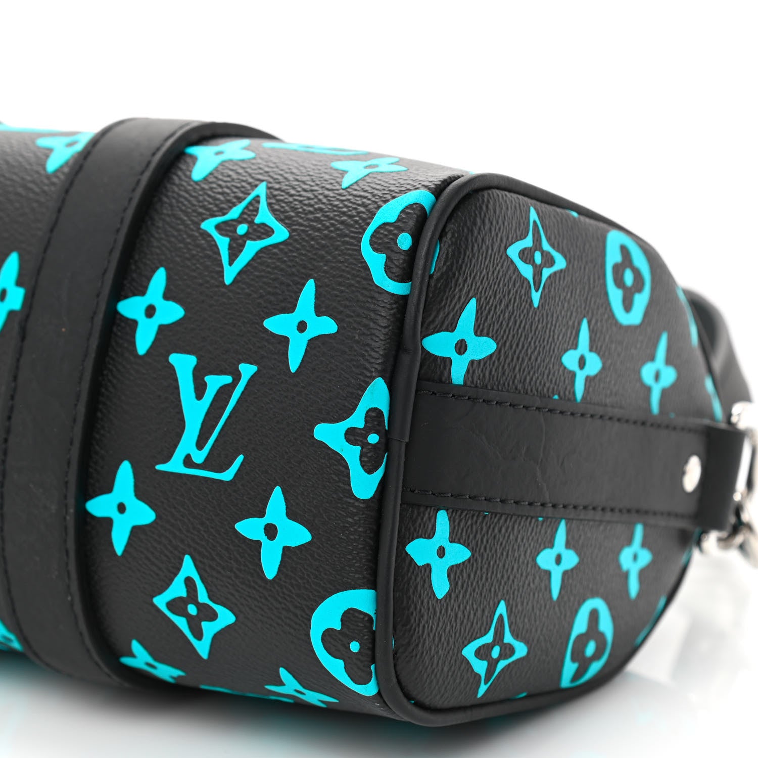 Louis Vuitton Monogram Playground Keepall Bandouliere 25 Black 9 of 11