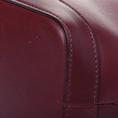 Celine Smooth Calfskin Buckle Bucket Bag Burgundy 17 of 21