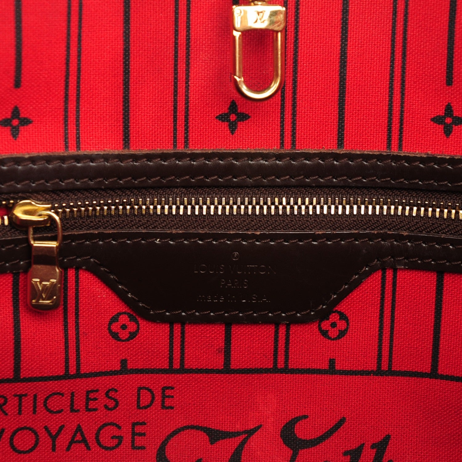 Louis Vuitton Damier Ebene Neverfull MM 5 of 7