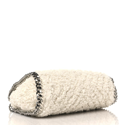 Stella McCartney Eco Shearling Mini Falabella Tote Ivory 3 of 7