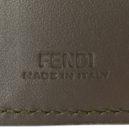 Fendi Vitello Cruise F is Fendi Micro Tri-Fold Envelope Wallet Asparago 6 of 11