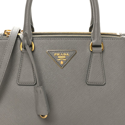 Prada Saffiano Lux Small Galleria Double Zip Tote Nube 7 of 10