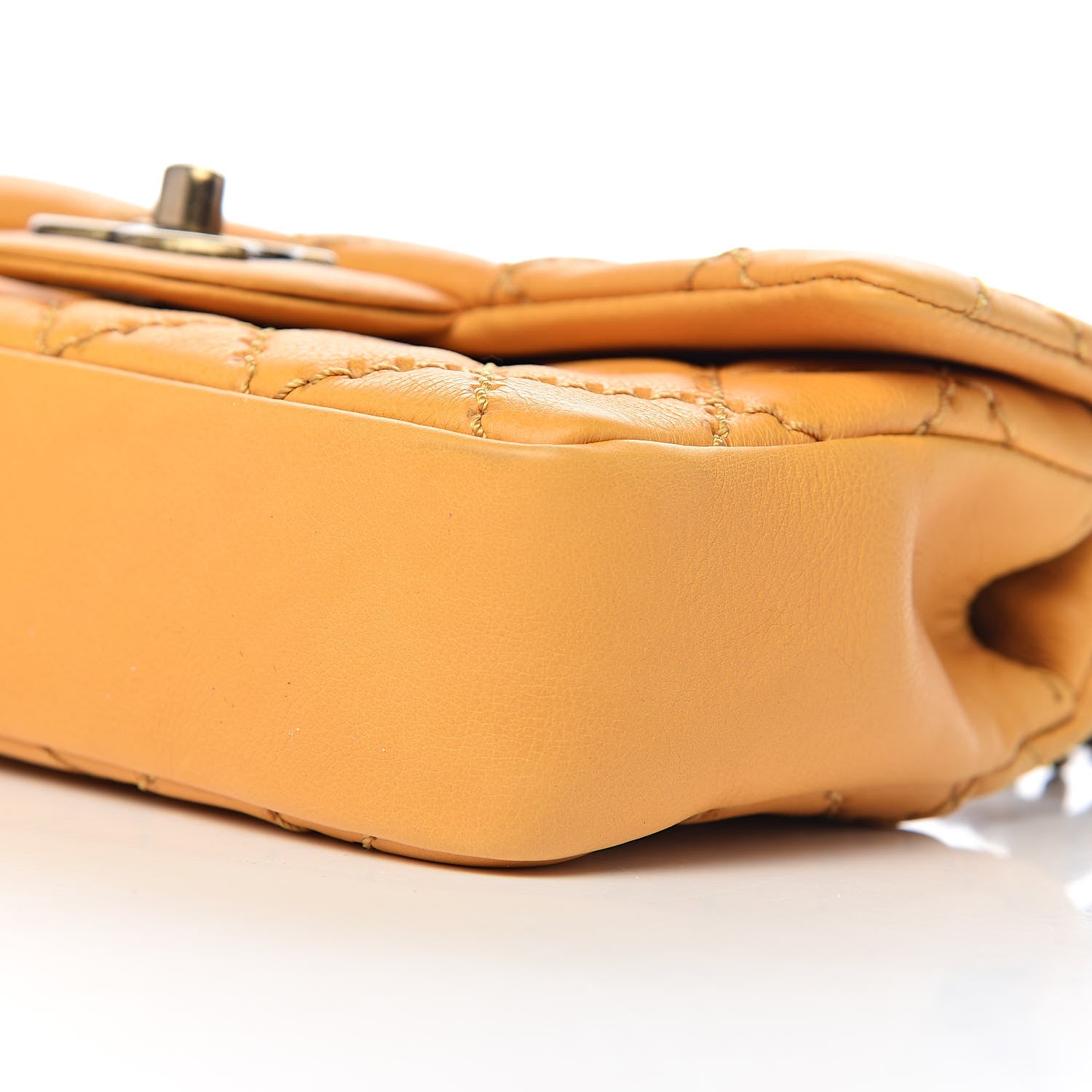 Chanel Calfskin Quilted Mini Urban Day Flap Yellow 9 of 11