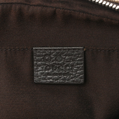 Gucci Monogram Dollar Calfskin Belt Bag Beige Ebony Testa di Moro Marrone Scuro 6 of 9