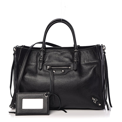 Balenciaga Veau Papier A6 Zip Around Tote Black 1 of 11
