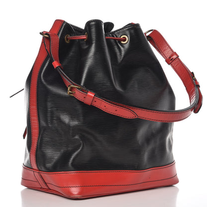 Louis Vuitton Epi Noe Black Red 3 of 11