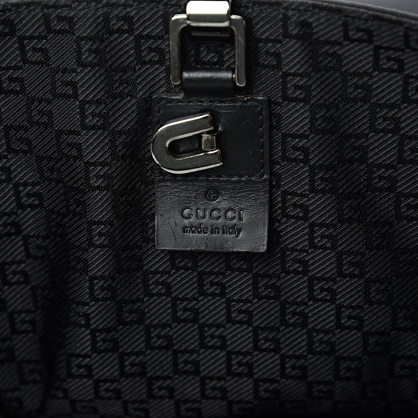 Canvas Large Garment Bag Black