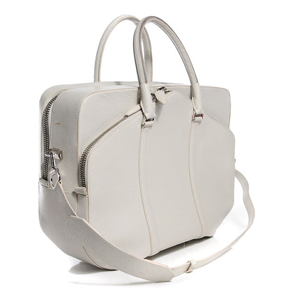 Alexander Wang Textured Calfskin Dimanche Satchel Light Heather Grey 3 of 8