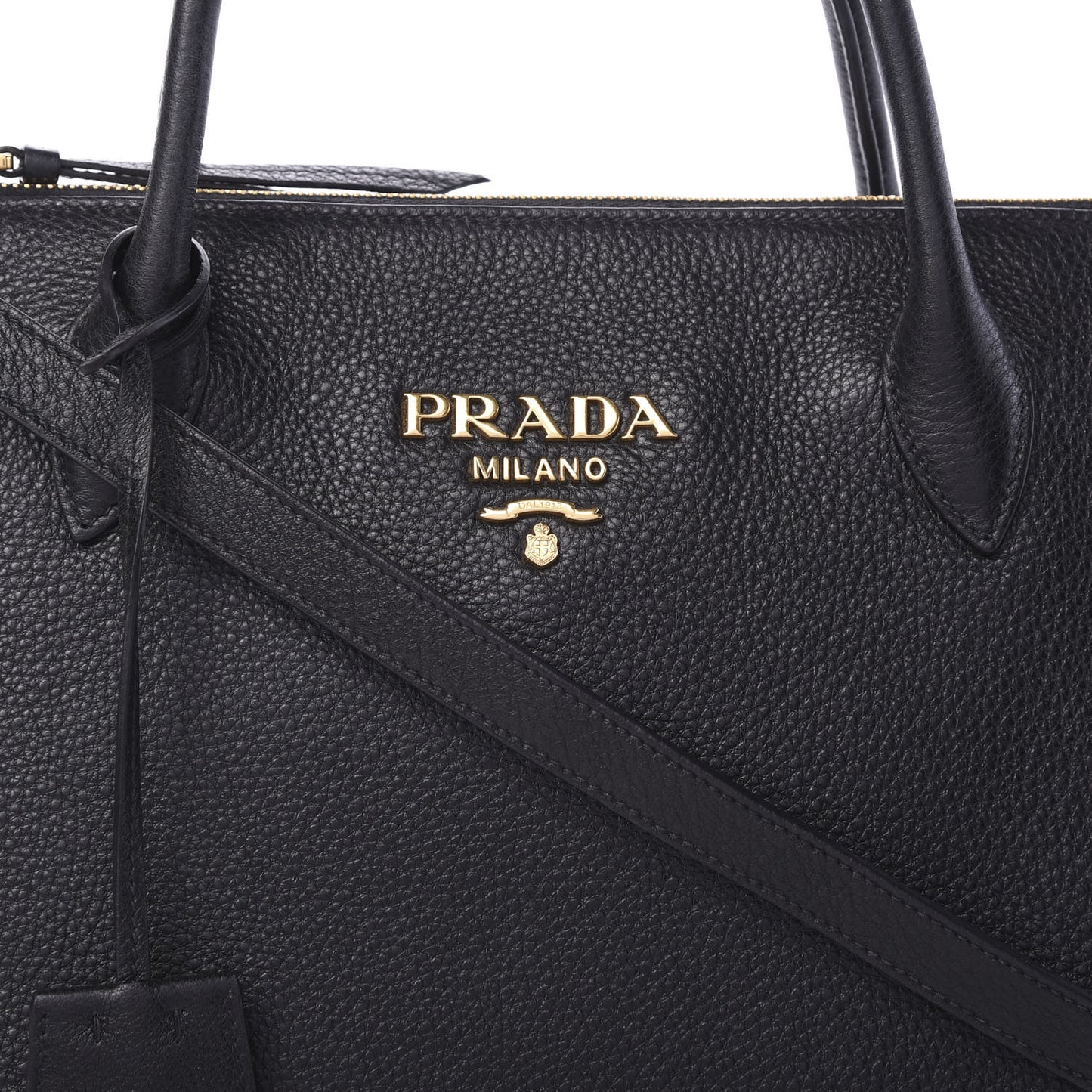 Vitello Daino Tote Black