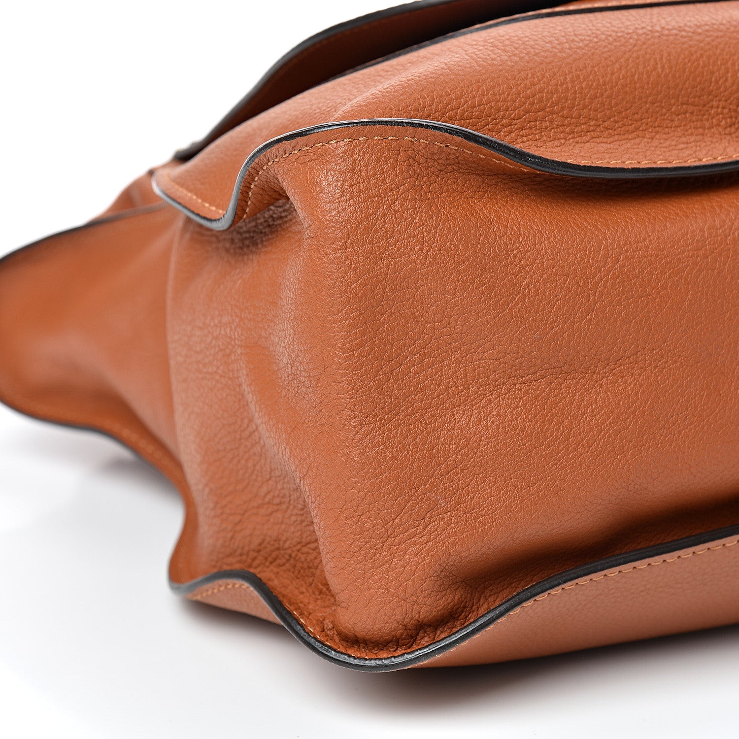 Chloe Calfskin Large Marcie Satchel Tan 8 of 12