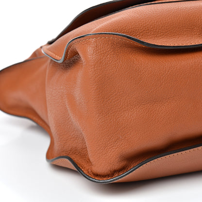 Chloe Calfskin Large Marcie Satchel Tan 8 of 12
