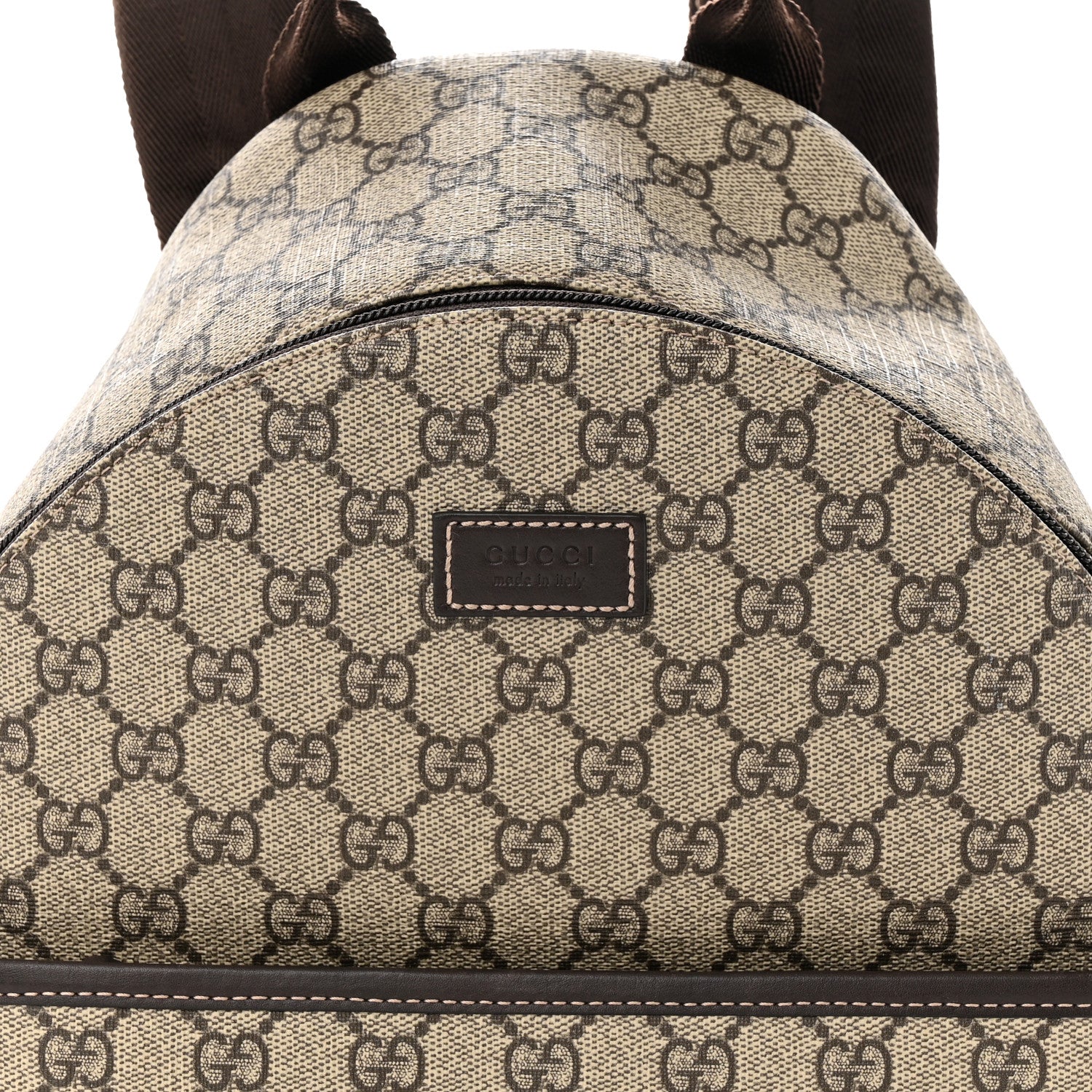 Gucci GG Supreme Monogram Margaux Calfskin Childrens Day Backpack Beige Ebony Cocoa Dark Chocolate 8 of 11