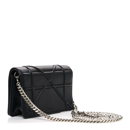 Christian Dior Lambskin Baby Diorama Flap Bag Black 3 of 9