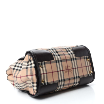 Burberry Haymarket Check Small Gladstone Chocolate 4 of 11
