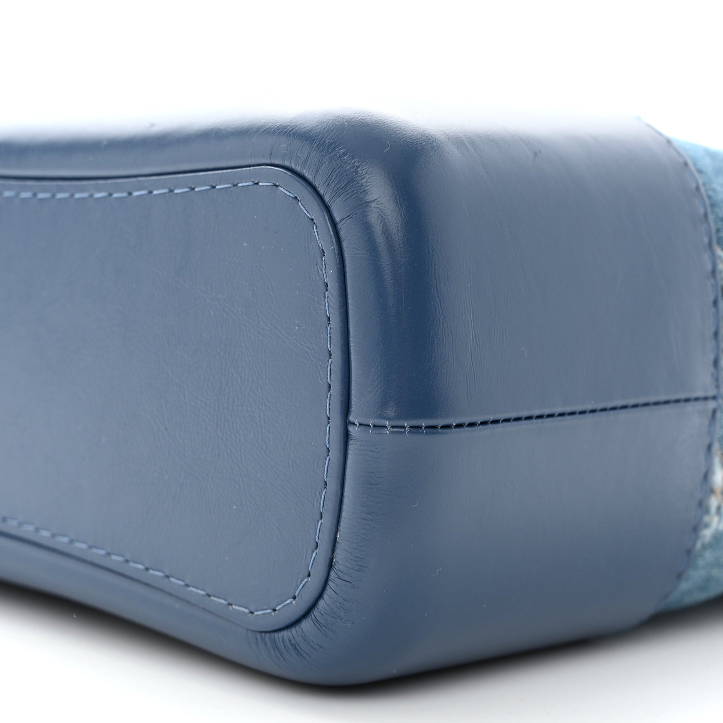 Denim Calfskin Medium Gabrielle Hobo Blue