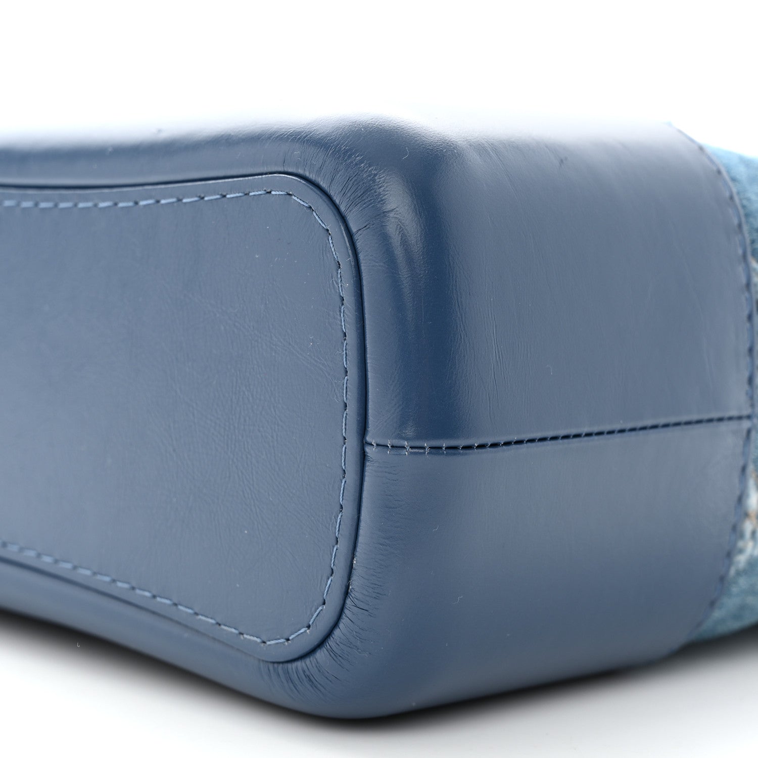 Chanel Denim Calfskin Medium Gabrielle Hobo Blue 9 of 10
