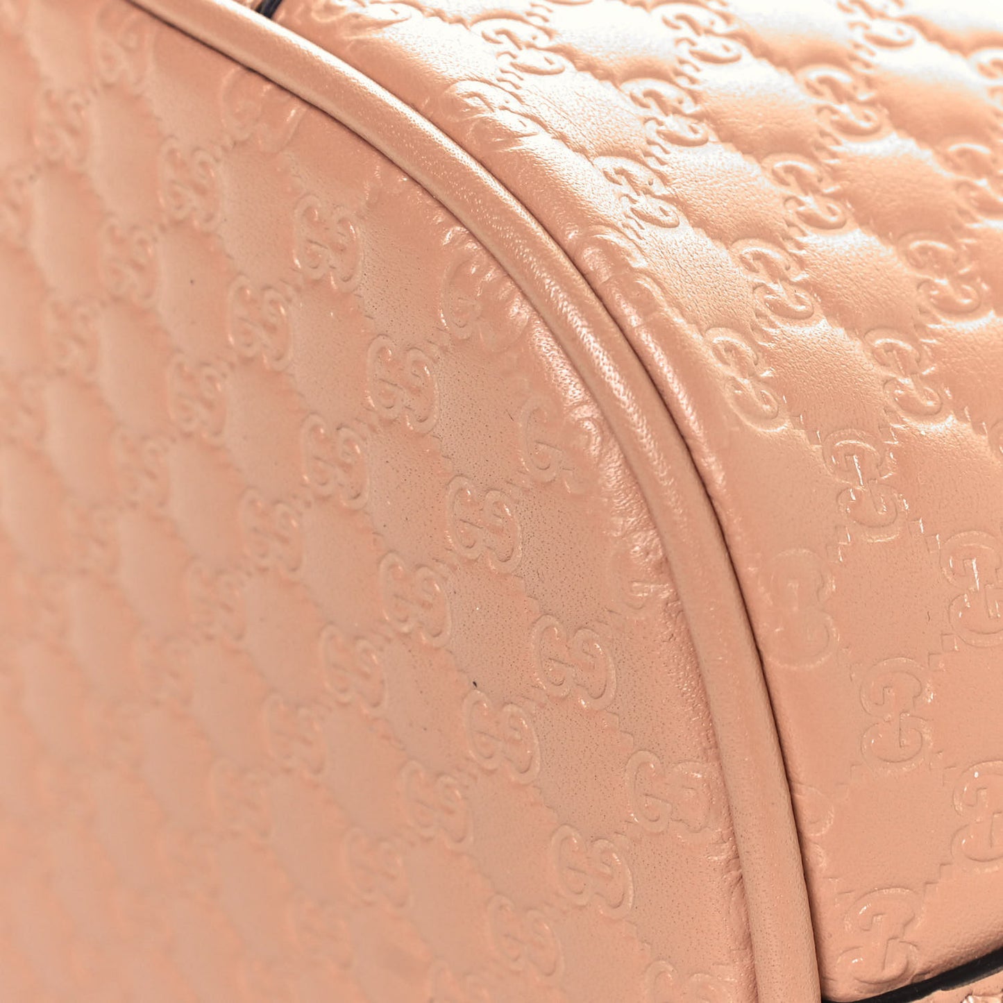 Soft Microguccissima Mini Dome Bag Camelia