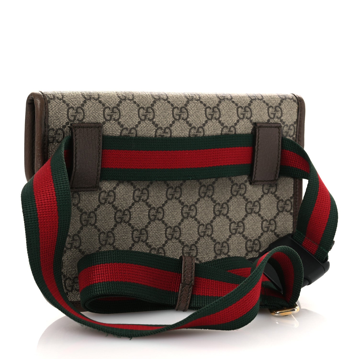 Gucci GG Supreme Monogram Neo Vintage Web Belt Bag Brown 3 of 12
