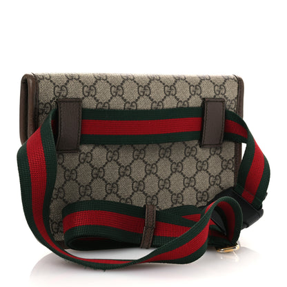 Gucci GG Supreme Monogram Neo Vintage Web Belt Bag Brown 3 of 12