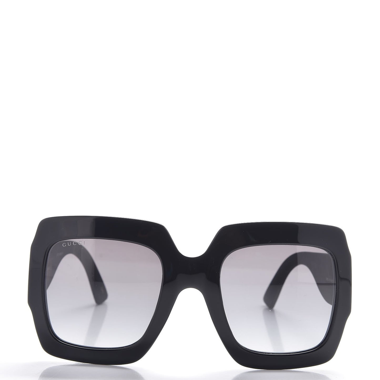 Square Frame Glitter GG0102S Sunglasses Black
