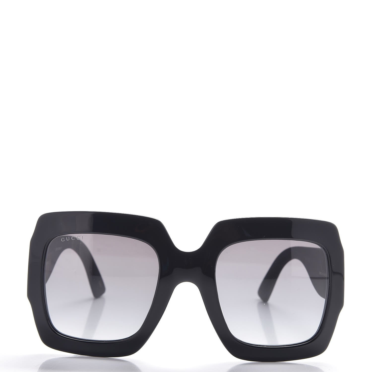 Gucci Square Frame Glitter GG0102S Sunglasses Black 2 of 7