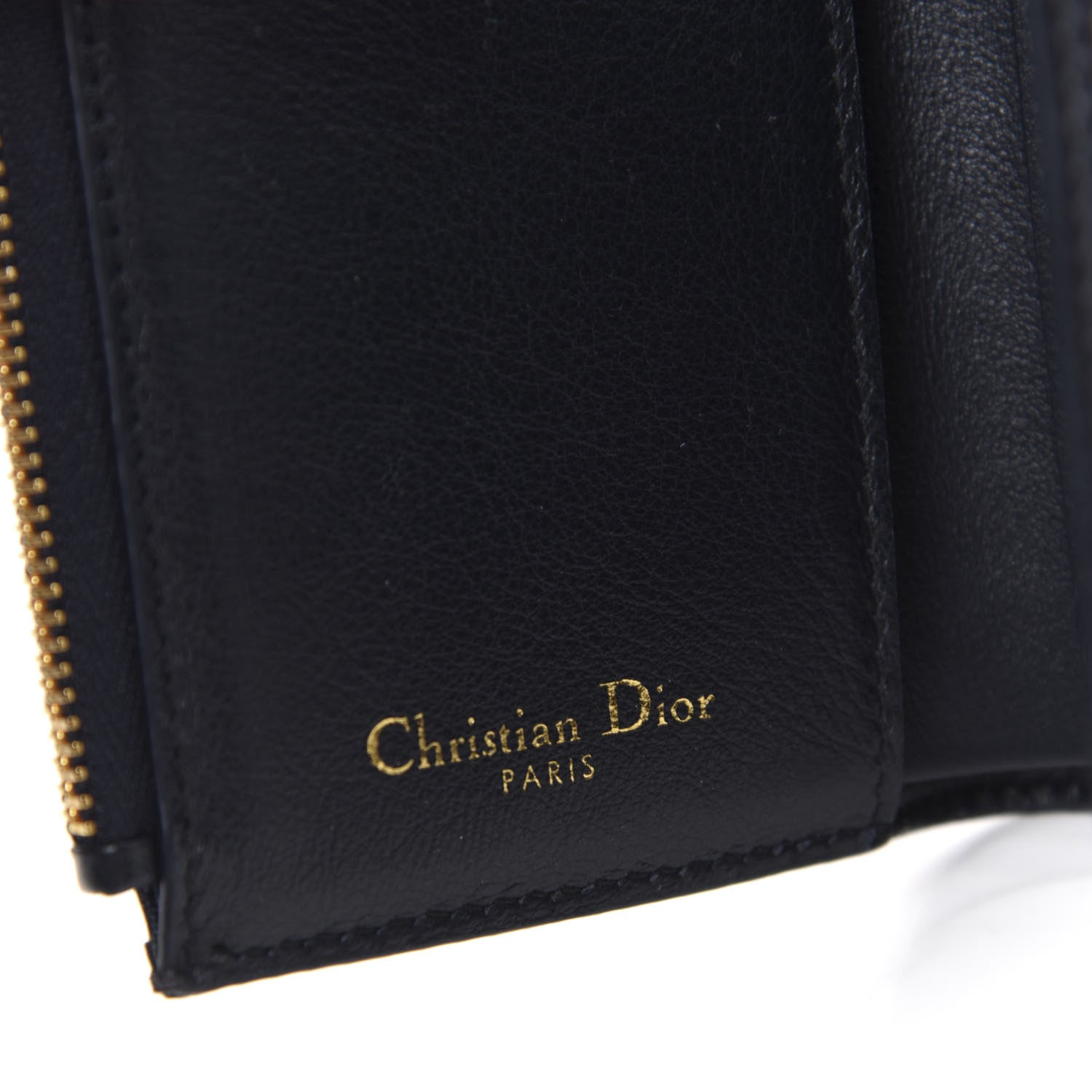 Christian Dior Oblique 30 Montaigne Lotus Wallet Blue 6 of 7