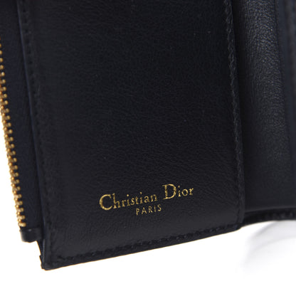 Christian Dior Oblique 30 Montaigne Lotus Wallet Blue 6 of 7