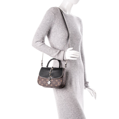 Louis Vuitton Calfskin Monogram Chain It Bag PM Black 2 of 7