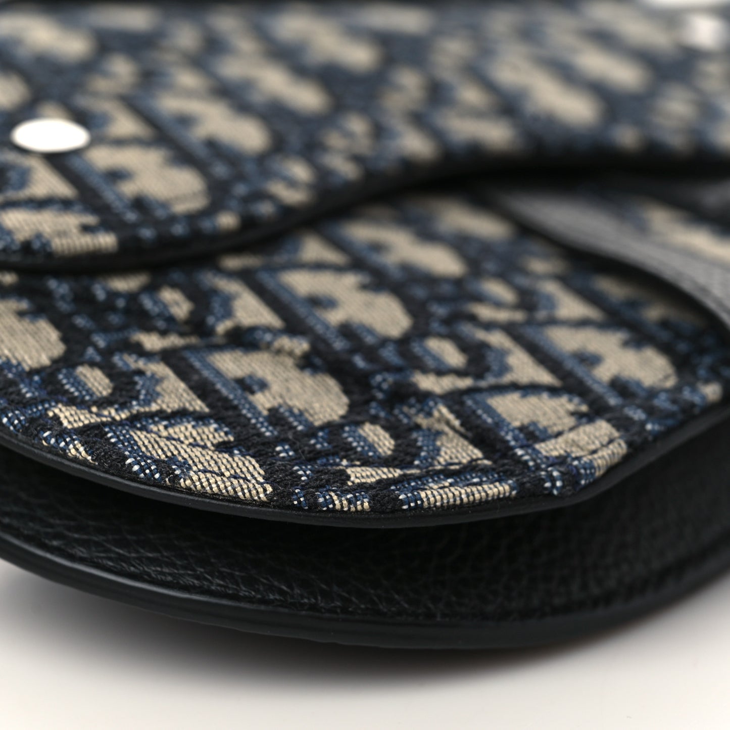 HOMME Oblique Saddle Belt Bag Blue