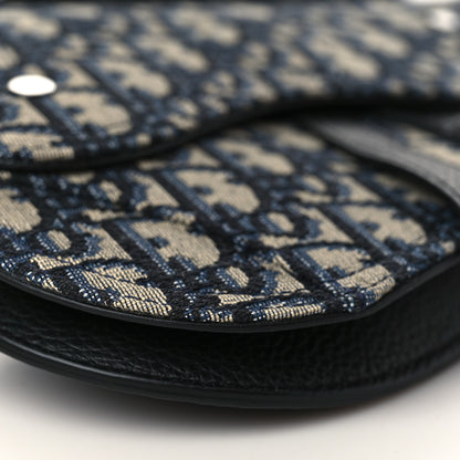 Christian Dior HOMME Oblique Saddle Belt Bag Blue 7 of 8