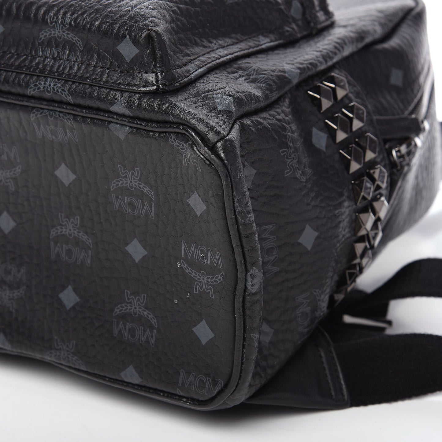 Visetos Small Side Stud Stark Backpack Black