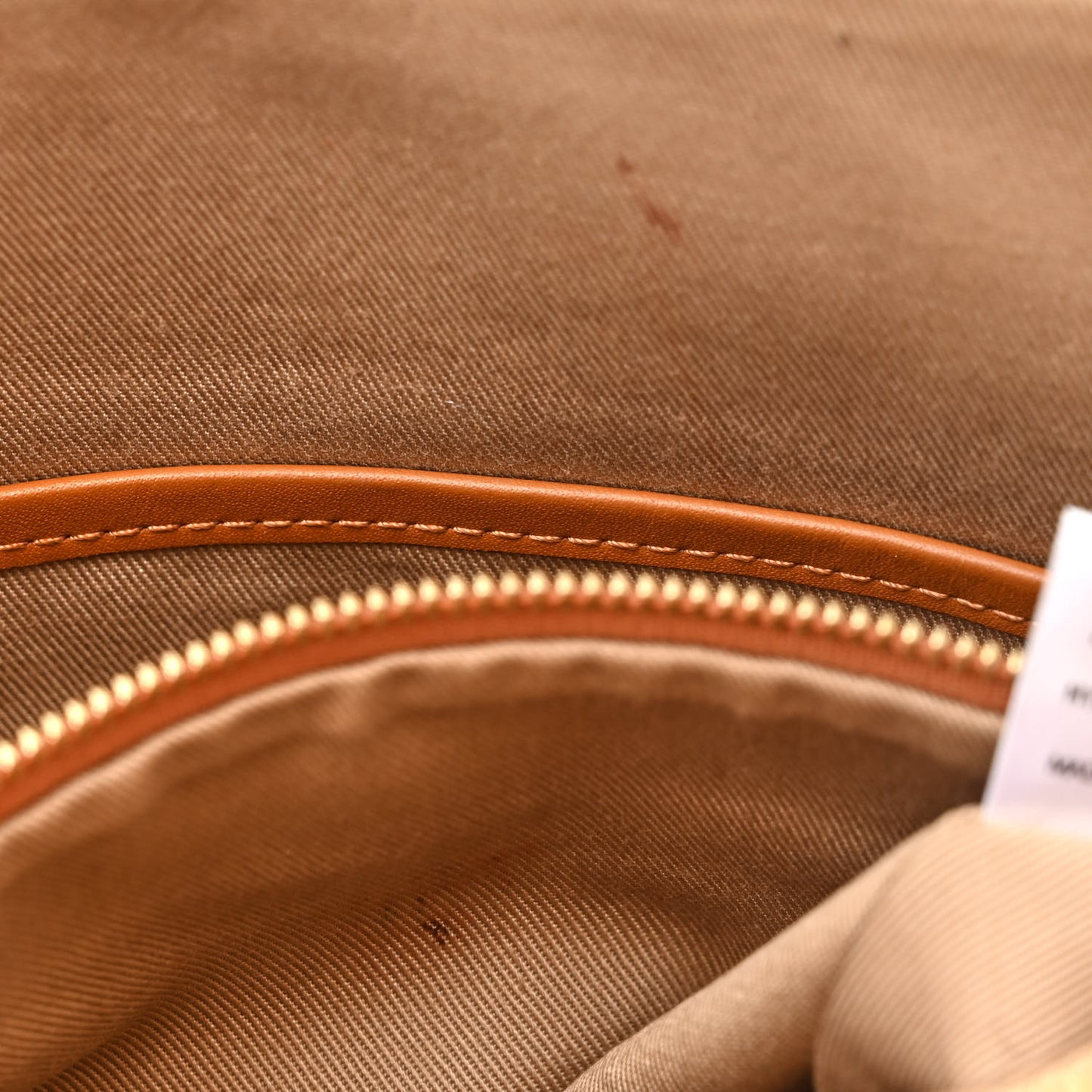 Visetos Medium Crossbody Pouch Cognac