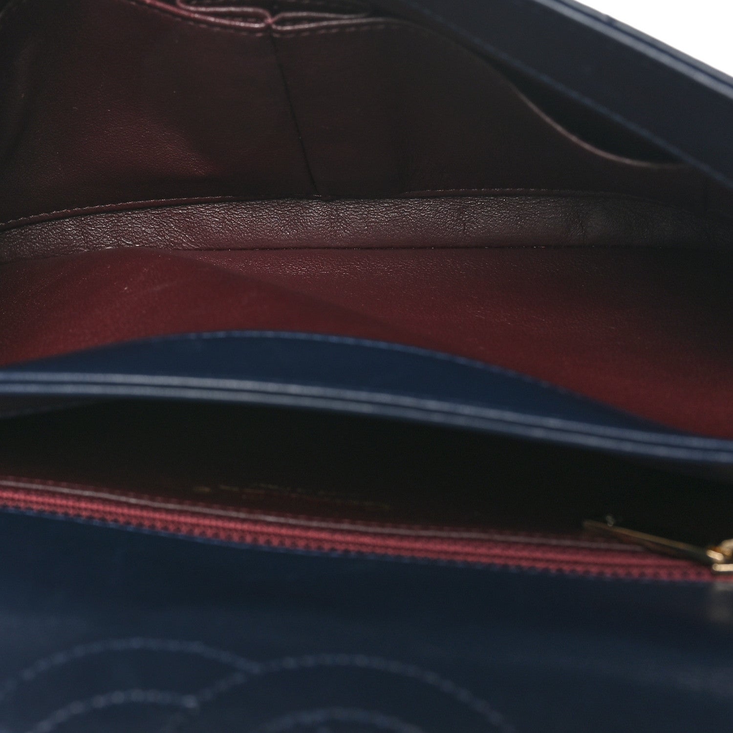 Chanel Lambskin Quilted Medium Trendy CC Flap Navy Blue 5 of 10
