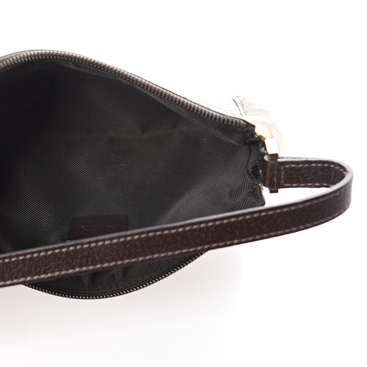 Monogram D Ring Cosmetic Case Brown