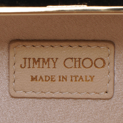Jimmy Choo Velvet Cloud Stone Embellished Clutch Black 6 of 6