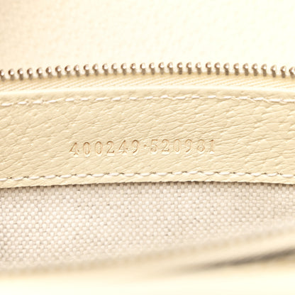 Gucci Textured Calfskin Crystal Small Dionysus Shoulder Bag Mystic White 8 of 11